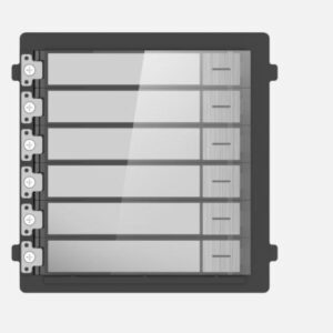 Modul de extensie videinterfon cu sase butoane de apelare Hikvision