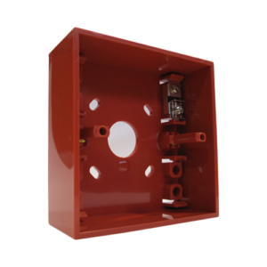 Honeywell Baza pentru montaj aparent buton Morley-IAS, culoare rosie; Dimensiuni: